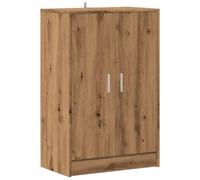 vidaXL Armoire à Chaussures chêne Artisanal Bois d'ingénierie, Armoire de Rangement de Chaussures, Support à Chaussures, unité de Rangement de Chaussures