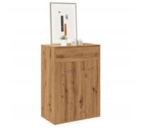 vidaXL Armoire à chaussures chêne artisanal bois d'ingénierie, étagère à chaussures, meuble à chausseurs,, étagères à 855953