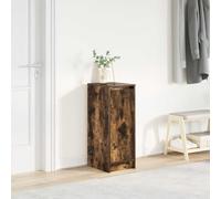 vidaXL Armoire à chaussures chêne fumé 29,5x34x76 cm bois d'ingénierie