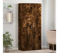Schoenenkast 80x39x178 cm bewerkt hout gerookt eikenkleurig3276676