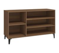 Vidaxl Armoire À Chaussures Chêne Marron 102x36x60cm Bois D'ingénierie Marron