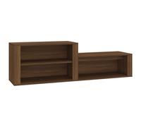 Vidaxl Armoire À Chaussures Chêne Marron 150x35x45cm Bois D'ingénierie Marron