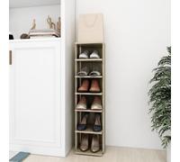 Armoire à Chaussures, Etagère à Chaussures avec Rangement, Meuble à Chaussures Salon Salle de Séjour, Scandinave, Chêne Sonoma
