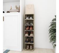 Vidaxl Armoire À Chaussures Chêne Sonoma 27,5x27x102 Cm Multicolore