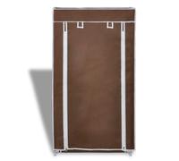 vidaXL Armoire à chaussures Étagère à chaussures 5 couches 58 x 28 x 106 cm Marron