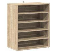 vidaXL Armoire à Chaussures, Étagère à Chaussures avec Rangement, Meuble à Chaussures Entrée Salon, Scandinave, Chêne Sonoma Bois d'Ingénierie