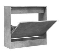 vidaXL Armoire à chaussures gris béton 60x21x57 cm bois d'ingénierie 839885