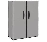vidaXL Armoire à Chaussures Gris 60x28x90 cm Tissu