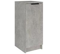 vidaXL Armoire à Chaussures Étagère Organiseur de Chaussures Meuble d'Entrée Meuble de Rangement Intérieur Gris Béton 30x35x70 cm Bois d'Ingénierie