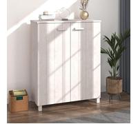 vidaXL Armoire à chaussures HAMAR Blanc 85x40x108 cm Bois de pin 340517