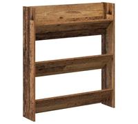 vidaXL Armoire à chaussures murale vieux bois 80x18x90 cm, étagère à chaussures, rangement à chaussures, support à 856544