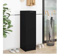 vidaXL Armoire à chaussures noir 30x35x100 cm bois d'ingénierie 811431