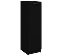 vidaXL Armoire à chaussures noir 30x35x100 cm bois d'ingénierie 811431
