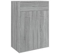 Armoire à Chaussures Résistante à l'Humidité avec Tiroir 60x35x84 cm Bois Ingénieré Marron