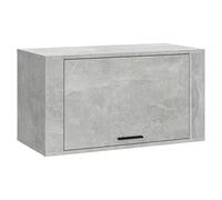 vidaXL Armoire à Chaussures Range-Chaussures Armoire de Rangemente Meuble à Chaussures Entrée Couloir Salon Murale Gris Béton 70x35x38 cm