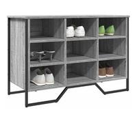 Vidaxl Armoire À Chaussures Sonoma Gris 90x38x61,5cm Bois D'ingénierie Multicolore
