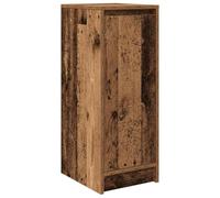 vidaXL Armoire à chaussures Vieux Bois – Bois ingénierie 29,5x34x76 cm