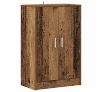 vidaXL Armoire à Chaussures Vieux Bois 60x35x92 cm Bois d'ingénierie, Armoire de Rangement de Chaussures, Support à Chaussures, unité de Rangement de Chaussures