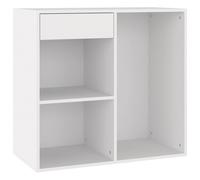 vidaXL Armoire à cosmétiques blanc 80x40x75 cm Bois composite
