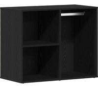 vidaXL Armoire à cosmétiques Chêne noir 80 x 40 x 65 cm Bois composite