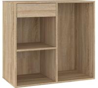 vidaXL Armoire à cosmétiques chêne Sonoma 80x40x75 cm Bois composite