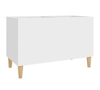 Vidaxl Armoire À Disques Blanc 74,5x38x48 Cm Bois D'ingénierie Multicolore