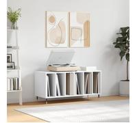 vidaXL Armoire à disques blanc 100x38x48 cm bois d'ingénierie 831740