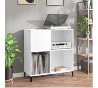 vidaXL Armoire à disques blanc 84,5x38x89 cm bois d'ingénierie 831997