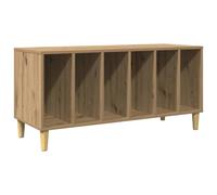 vidaXL Armoire pour tourne-disques chêne artisanal 100x38x48 cm bois d'ingénierie