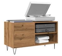 Vidaxl Armoire À Disques Chêne Artisanal 84,5x38x48 Cm Bois Ingénierie Multicolore