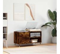 vidaXL Armoire à disques chêne fumé 85x38x48 cm bois d'ingénierie 831697
