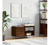 vidaXL Armoire à disques chêne marron 85x38x48 cm bois d'ingénierie 831707