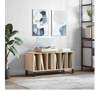 vidaXL Armoire à disques 831759 – Chêne Sonoma, Bois d'ingénierie 100 x 38 x 48 cm