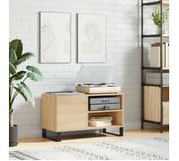 vidaXL Armoire à disques chêne sonoma 85x38x48 cm bois d'ingénierie 831711