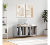 Vidaxl Armoire À Disques Gris Béton 100x38x48 Cm Bois D'ingénierie Gris
