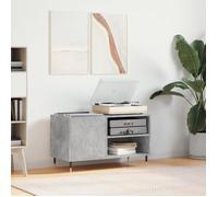 vidaXL Armoire à disques gris béton 85x38x48 cm bois d'ingénierie 831696