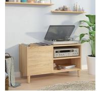 vidaXL Armoire à Disques, Meuble de Classement avec Pieds, Armoire de Rangement, Organisateur de Maison Salon Intérieur, 831944