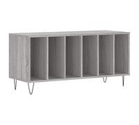 vidaXL Armoire à disques Sonoma Gris 100x38x48 cm bois d'ingénierie moderne