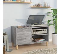 Armoire à disques sonoma gris 84,5x38x48 cm bois d ingénierie Gris G