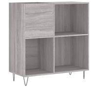 vidaXL Armoire à disques 831778 84,5x38x89 cm bois d'ingénierie Sonoma gris
