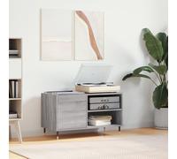 vidaXL Armoire à disques sonoma gris 85x38x48 cm bois d'ingénierie