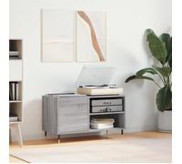 vidaXL Armoire à disques sonoma gris 85x38x48 cm bois d'ingénierie 831698