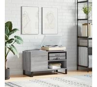 Vidaxl Armoire À Disques Sonoma Gris 85x38x48 Cm Bois D'ingénierie Gris