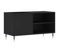 vidaXL Armoire à disques 85x38x48 cm noir en bois d'ingénierie 831693