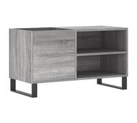 Vidaxl Armoire À Disques Sonoma Gris 85x38x48 Cm Bois D'ingénierie Gris