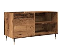 vidaXL Armoire à disques Vieux Bois 84,5x38x48 cm Bois d'ingénierie
