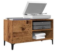 vidaXL Armoire à disques vieux bois 84,5x38x48 cm bois d'ingénierie