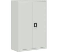 vidaXL Armoire à dossiers 90×40×140 cm Acier gris