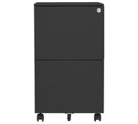 vidaXL Armoire à dossiers avec roulettes Anthracite 39x45x67 cm Acier