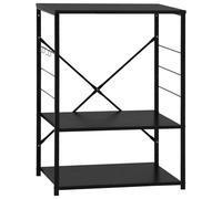 Armoire à four à micro-ondes VIDAXL Noir 60x39,6x79,5 cm en aggloméré